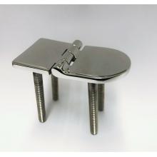 Flush Hinge four thread stud 40x70mm