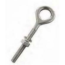 Welded Eye Bolts 6mm(Thread 6mm,Thread Length 45mm,Overal Length 70mm)