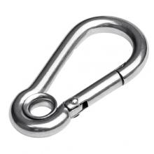 Snap Hook with round thimble eye 50x5mm 