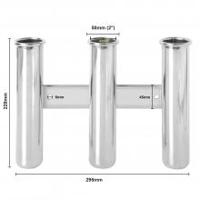 Side Mount 3-Way Rod Holder