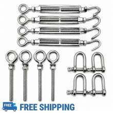M8 Stainless Steel Shade Sail KIT