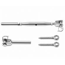 M5 Balustrade Wire Kit Jaw/Swage Bottlescrew (3.2mm) wire Stainless Steel 316