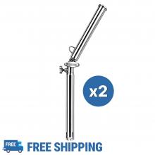 2pcs - Adjustable Rod Holder Extension 42mm