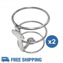 2pcs of Vertical Surface Mounting Drink Holder