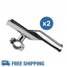 2pcs of 25mm Adjustable Single Tube Rod Holder